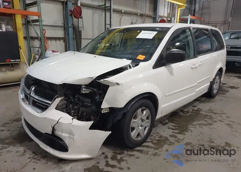 2012 Dodge Grand Caravan Se/Avp from USA, damaged, VIN 2C4RDGBG4CR343807